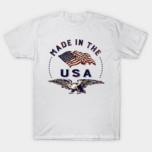 Made in the USA T-Shirt by AntiqueImages